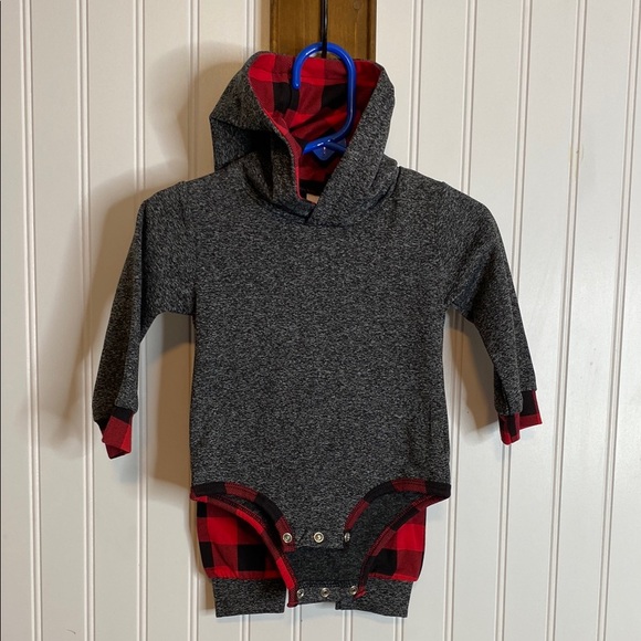 PatPat boys plaid Christmas set size 0-3 months NWT - Picture 1 of 9
